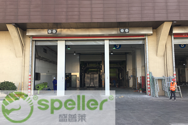 南京垃圾中轉站堆積快速卷簾門 南京垃圾中轉站堆積快速卷簾門