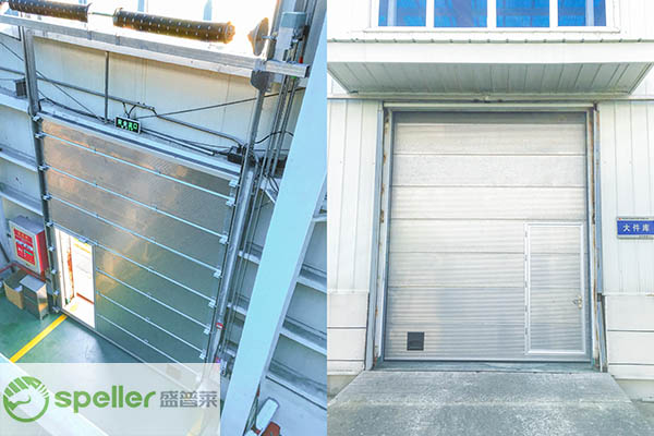 臨海廠房外門改造 耐腐抗風防盜不銹鋼提升門來實現